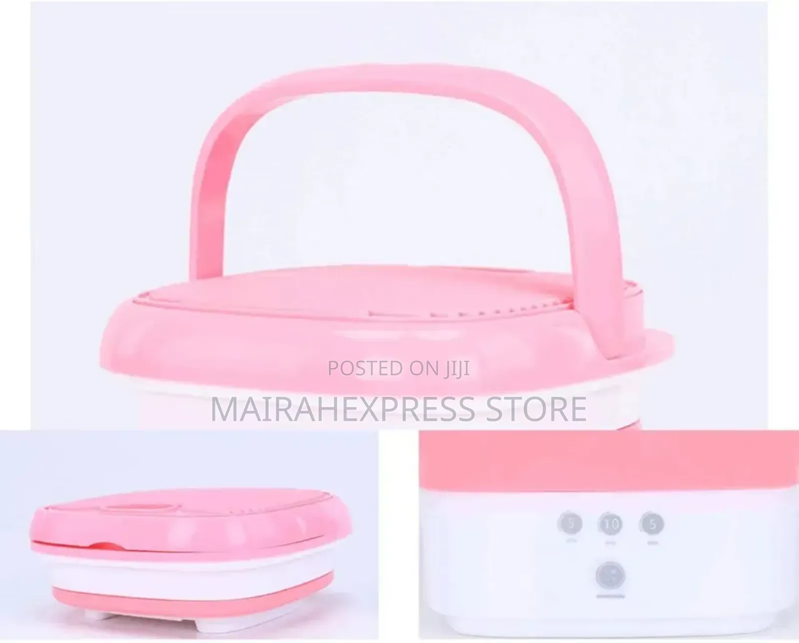 8ltrs Foldable Mini Washing Machine (Washer Cleaner Travel)