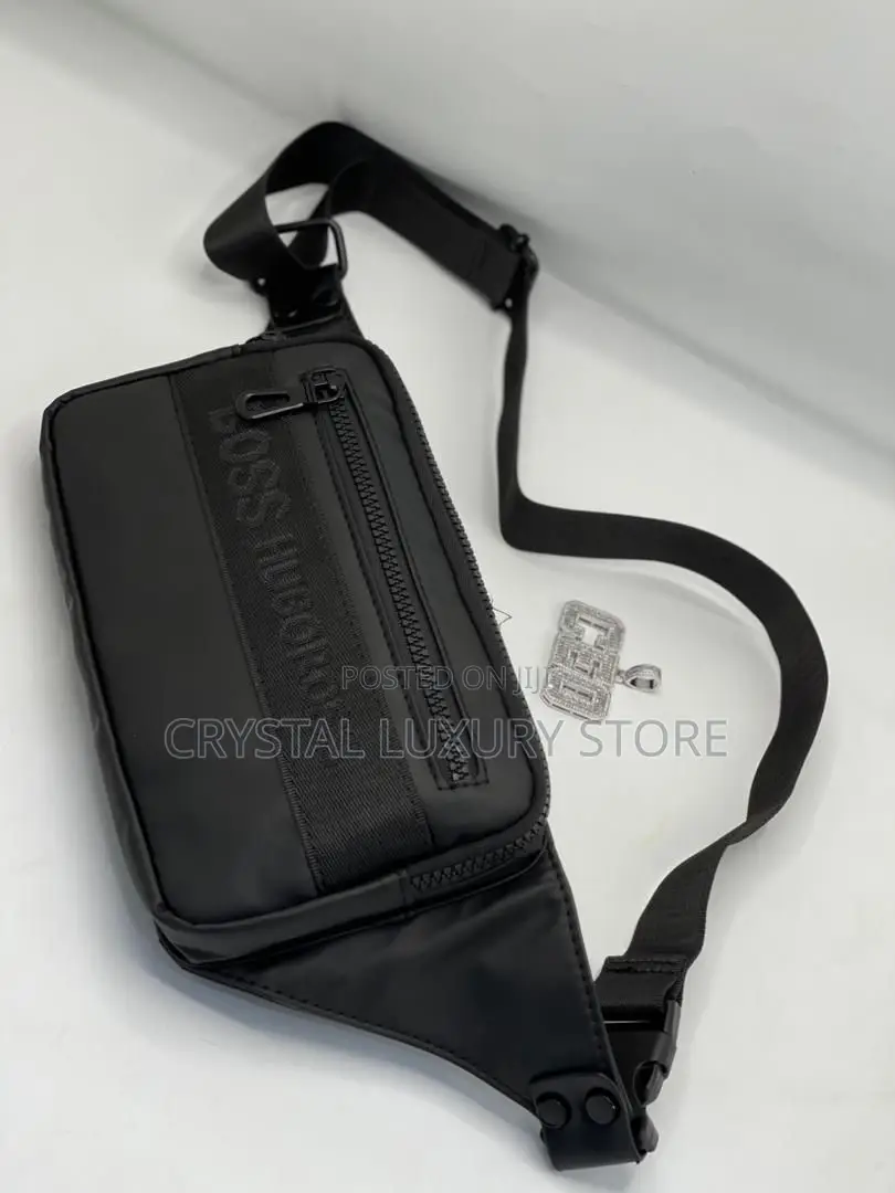 Top Quality Luxury Genuine Leather Waist Cross Bag