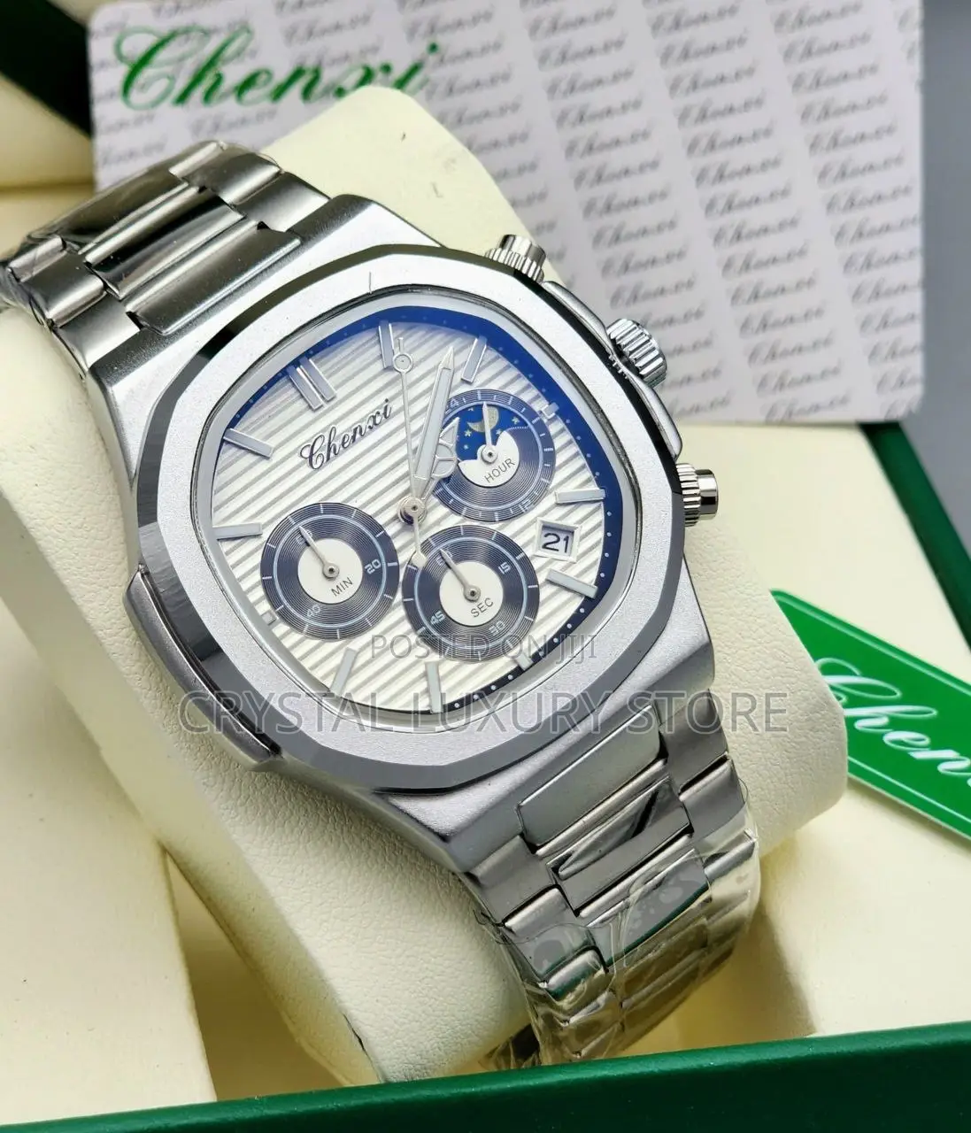 Chenxi Quality Luxury Men Chain Wristwatch BB