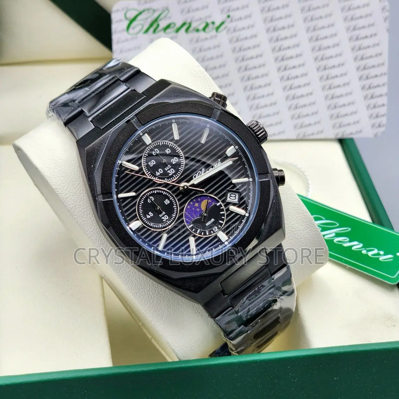 Chenxi Quality Luxury Men Chain Wristwatch