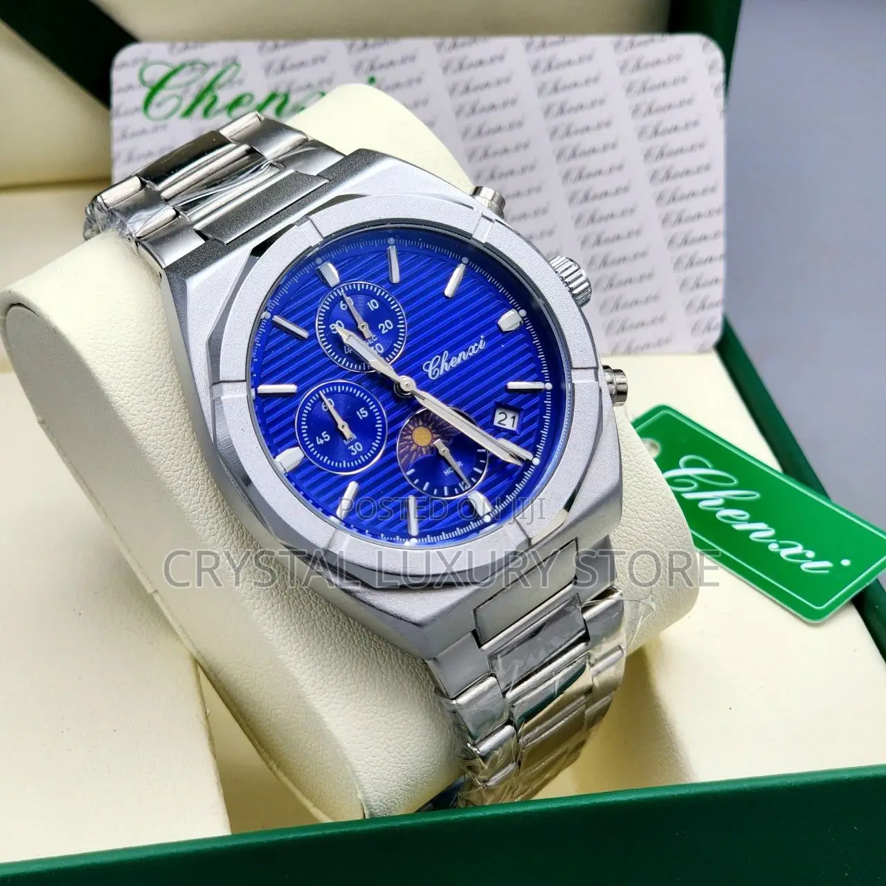 Chenxi Quality Luxury Men Chain Wristwatch