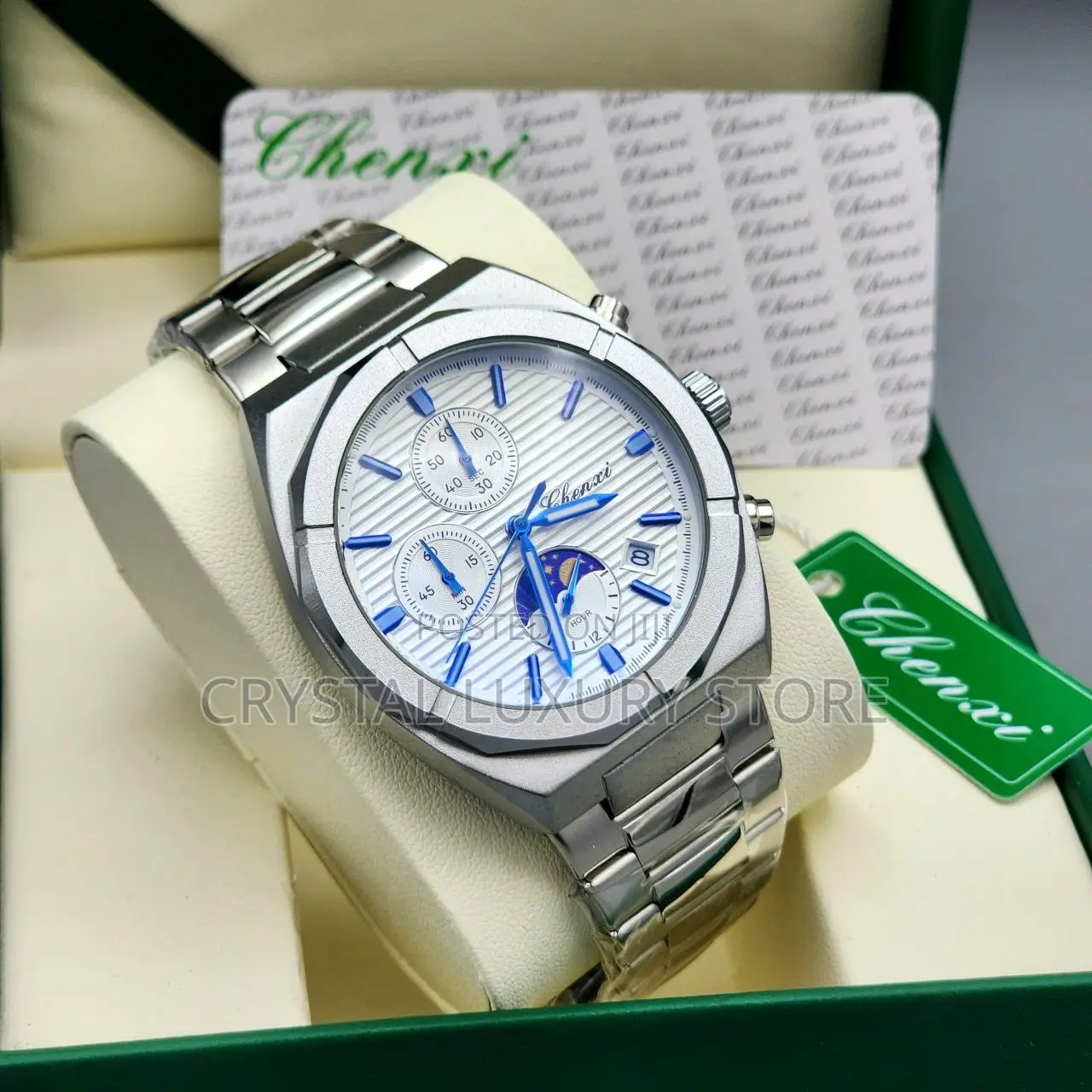 Chenxi Quality Luxury Men Chain Wristwatch