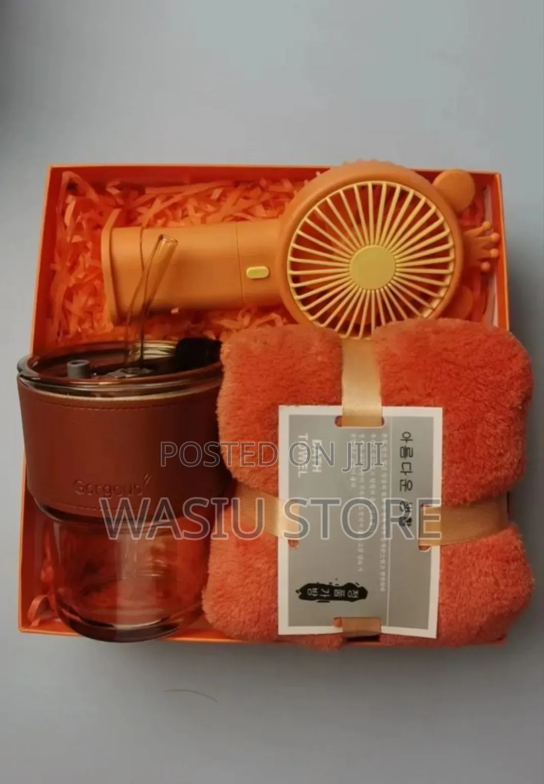 3 in 1 Gift Pack (Mini Fan, Cup and Towel)