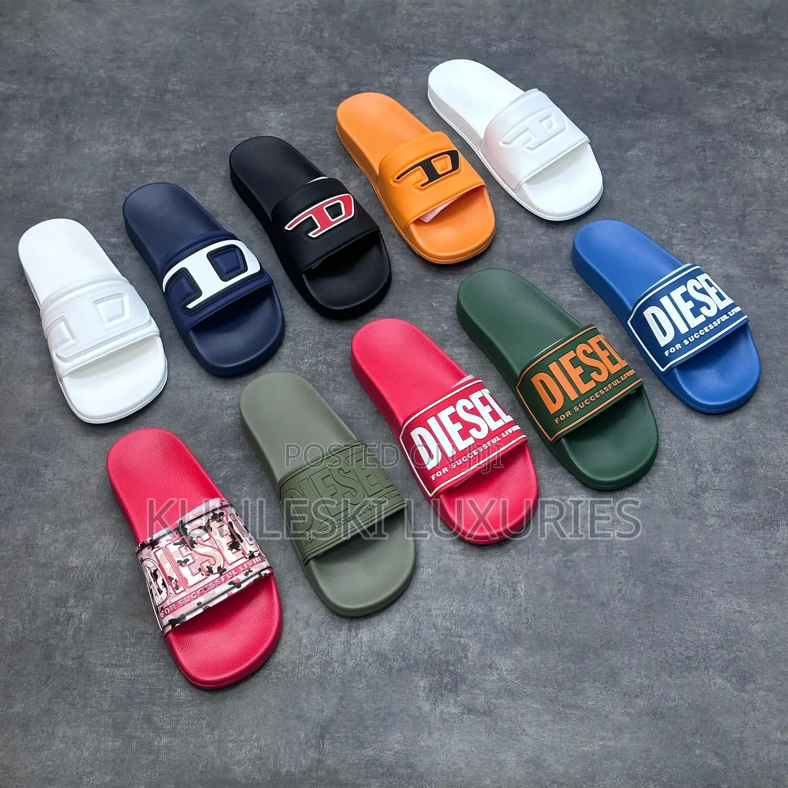 Original Diesel Flip Flop Slides Collections