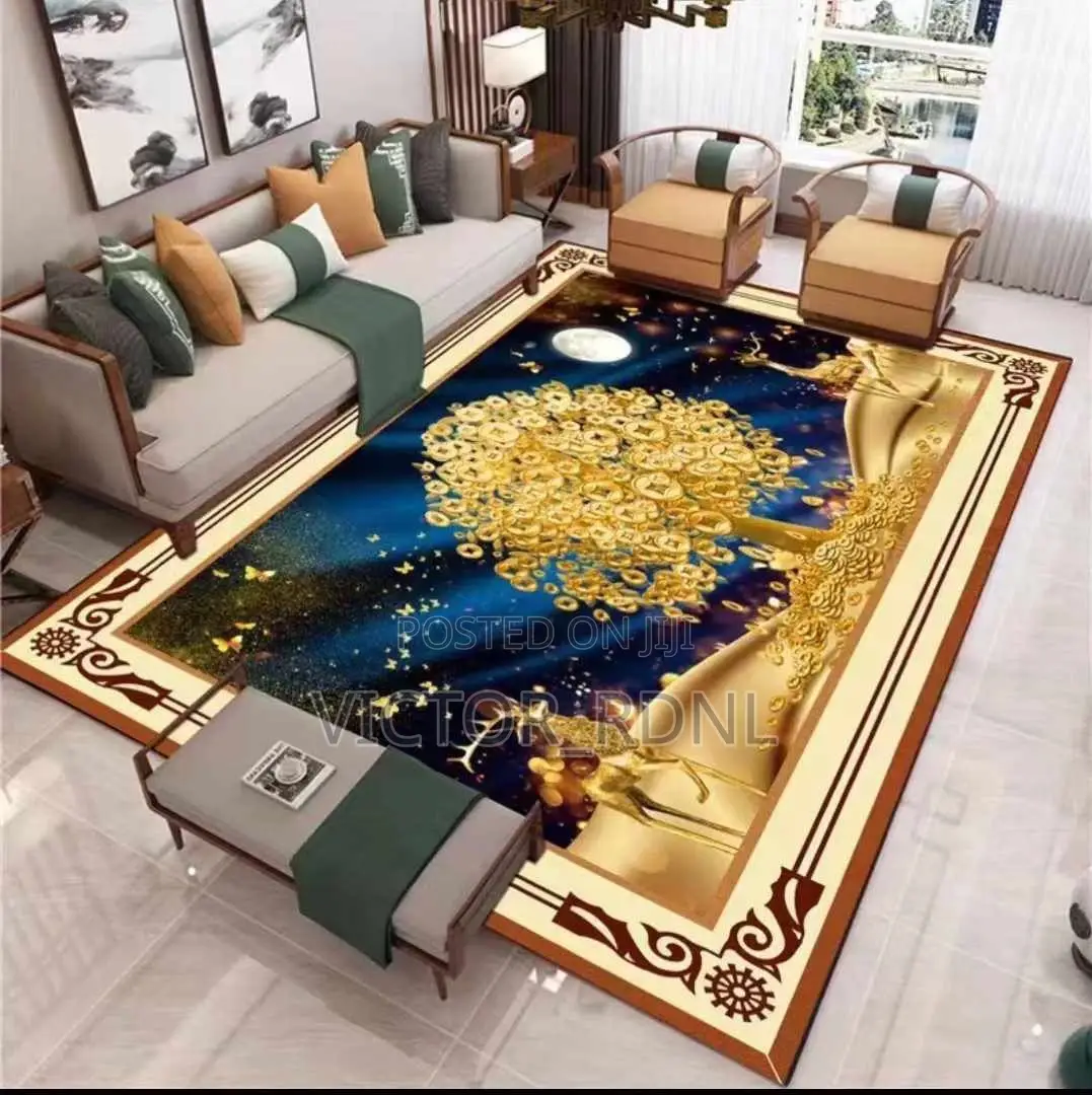 3D Rubber Center Rug