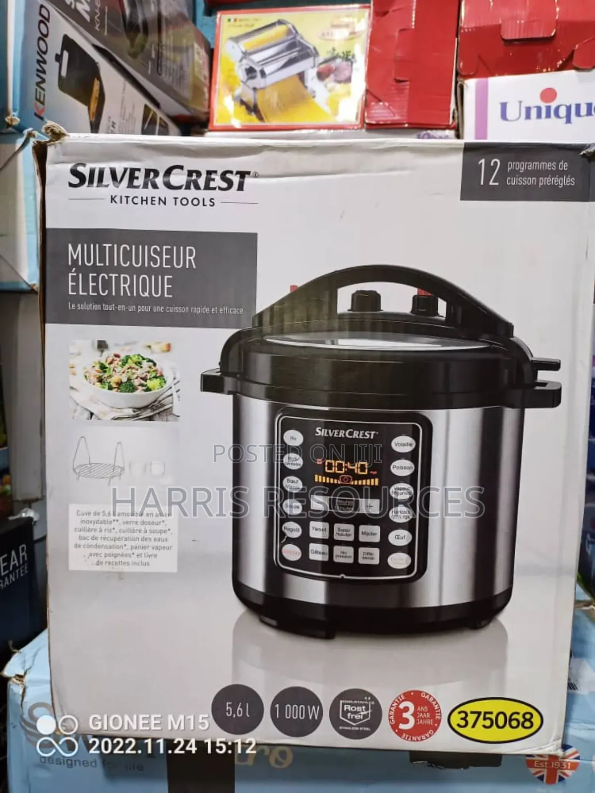 Silver Crest 5.6l Multi-Cooker Pot (Electric Pressure Pot)