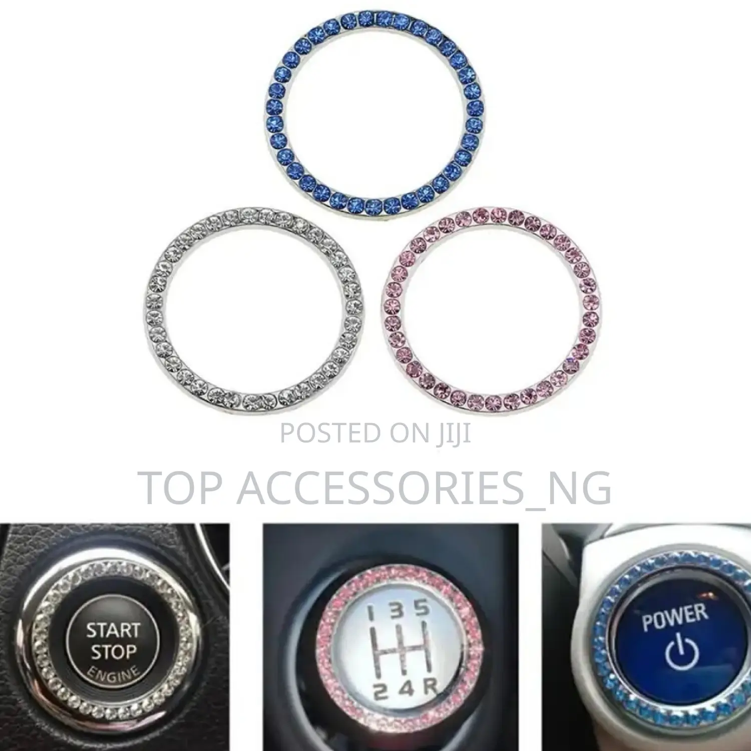Glitters Push Start Ring