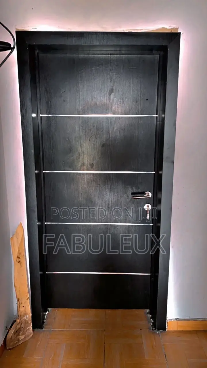 Wenge Chromed HDF Door