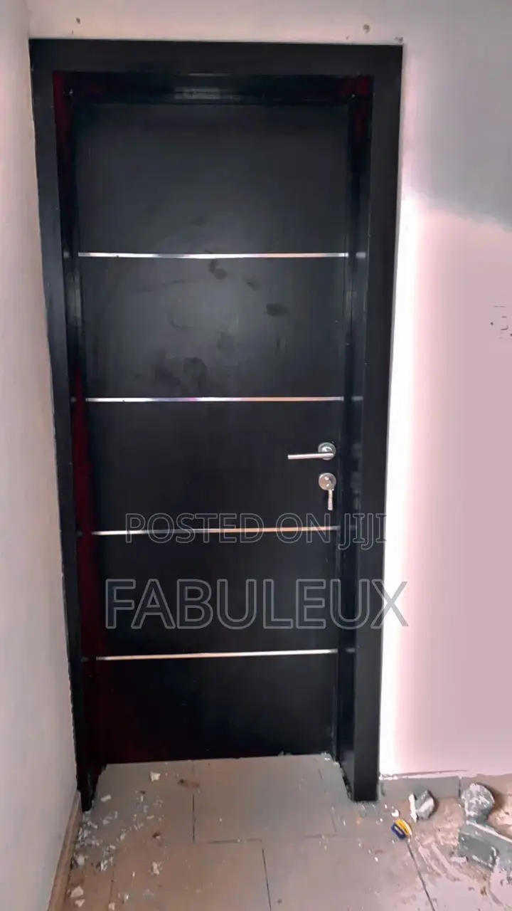 Wenge Chromed HDF Door