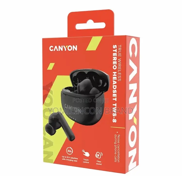 Canyon True Wireless Stereo TWS-8 Black
