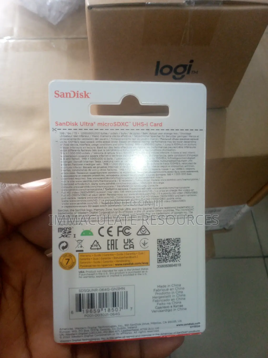 Original 64gb Sandisk Memory Card