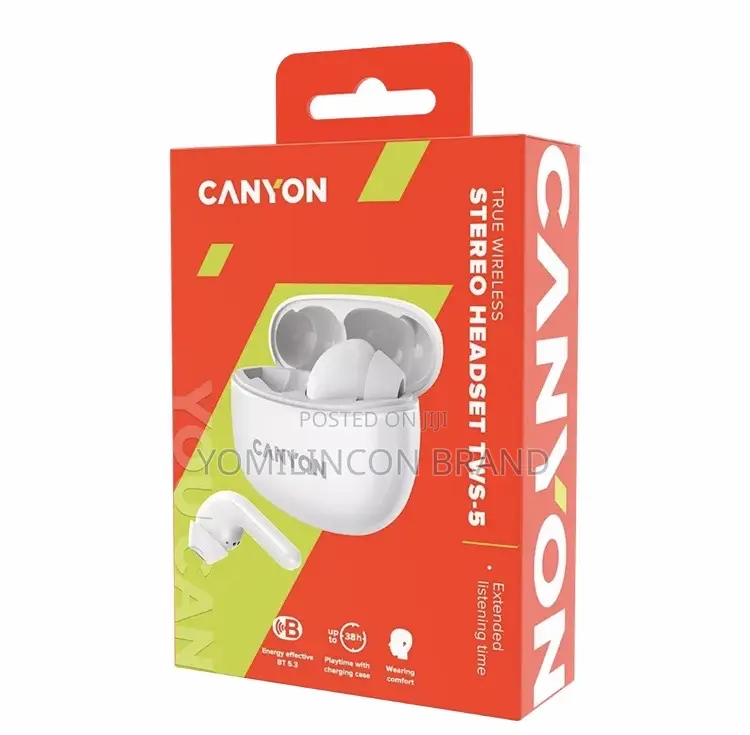 Canyon True Wireless Stereo TWS-5 White