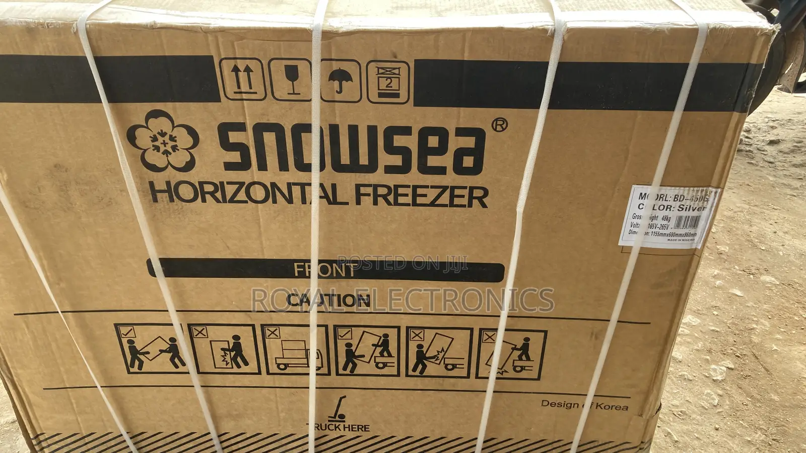 Brand New Silver Snowsea Deep Freezer Bd-450g