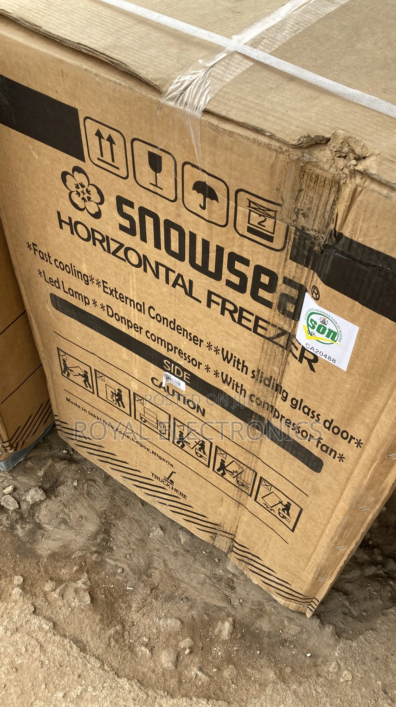 Brand New Silver Snowsea Deep Freezer Bd-450g