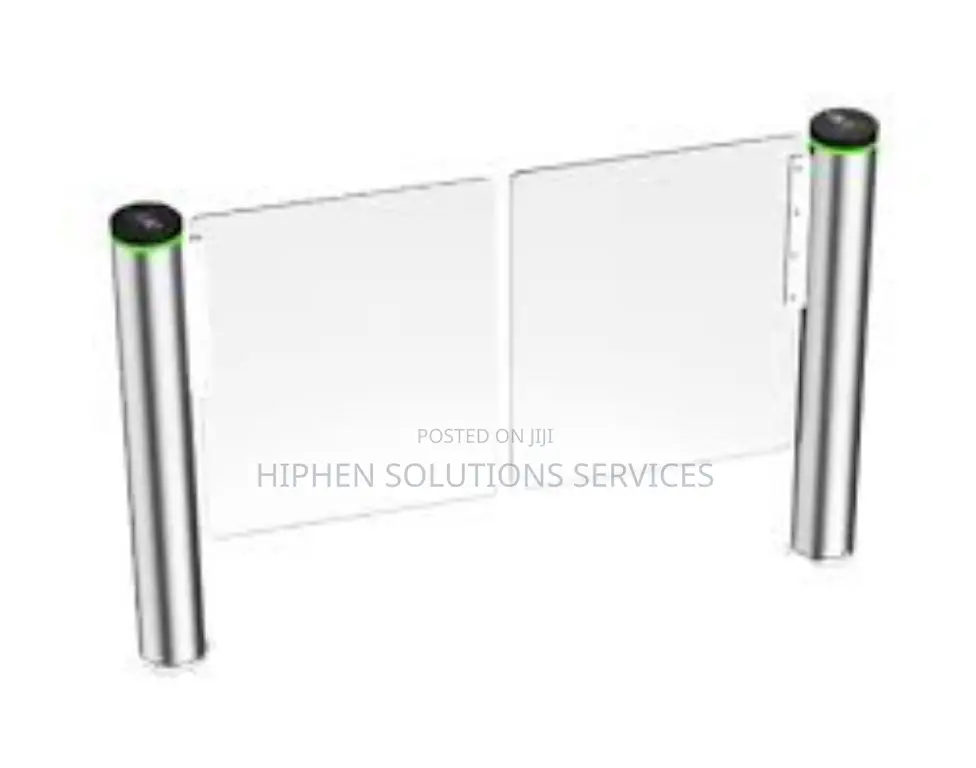 Outdoor Glass Swing Turnstile Gate