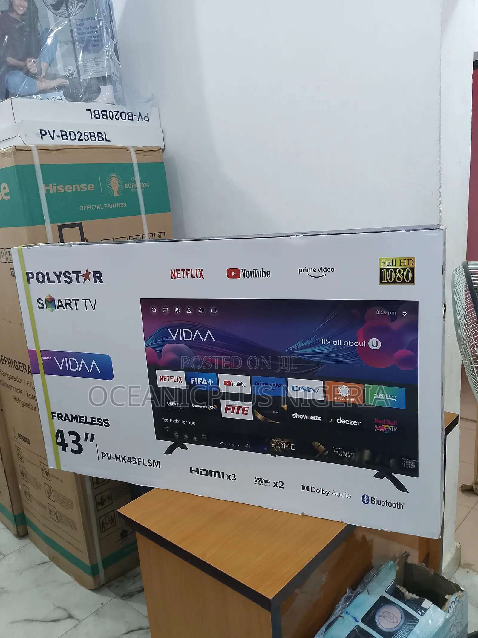 High Quality Polystar 43inches Smart Tv