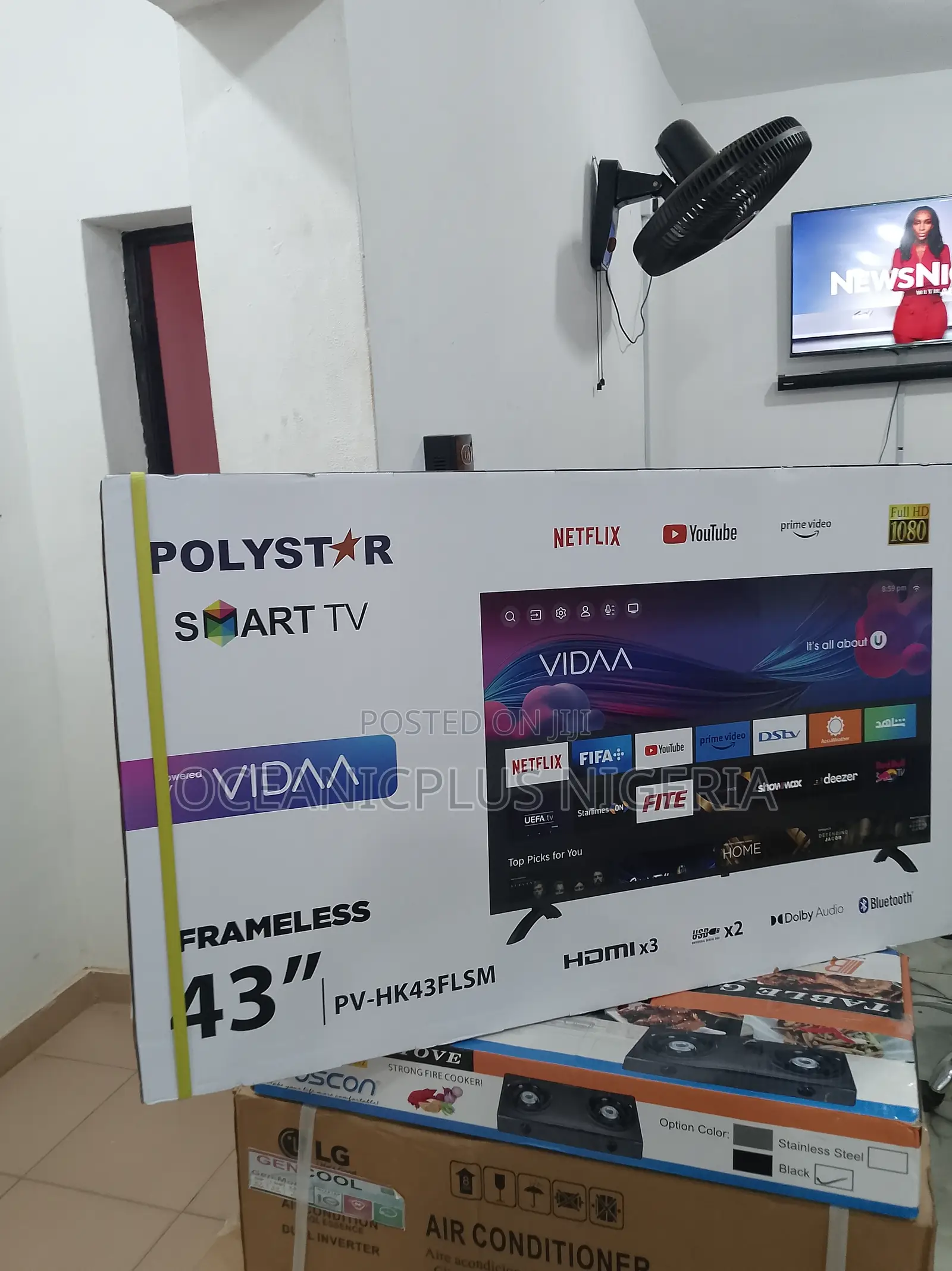 Efficient Polystar 43inches Smart Tv