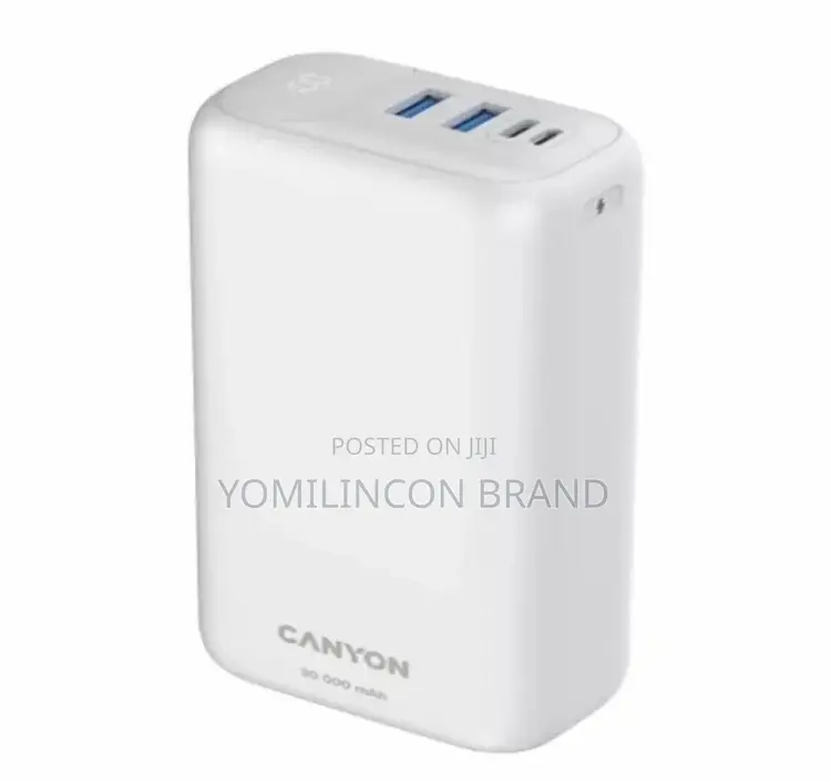 Canyon Power Bank 30000mah Pb-301 White