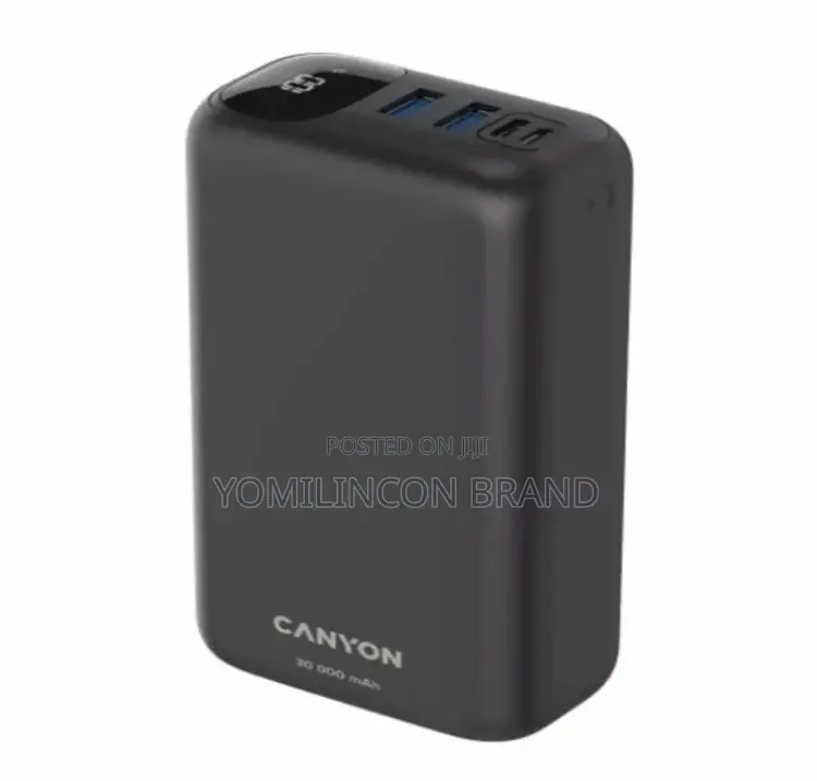 Canyon Power Bank 30000mah Pb-301 Black