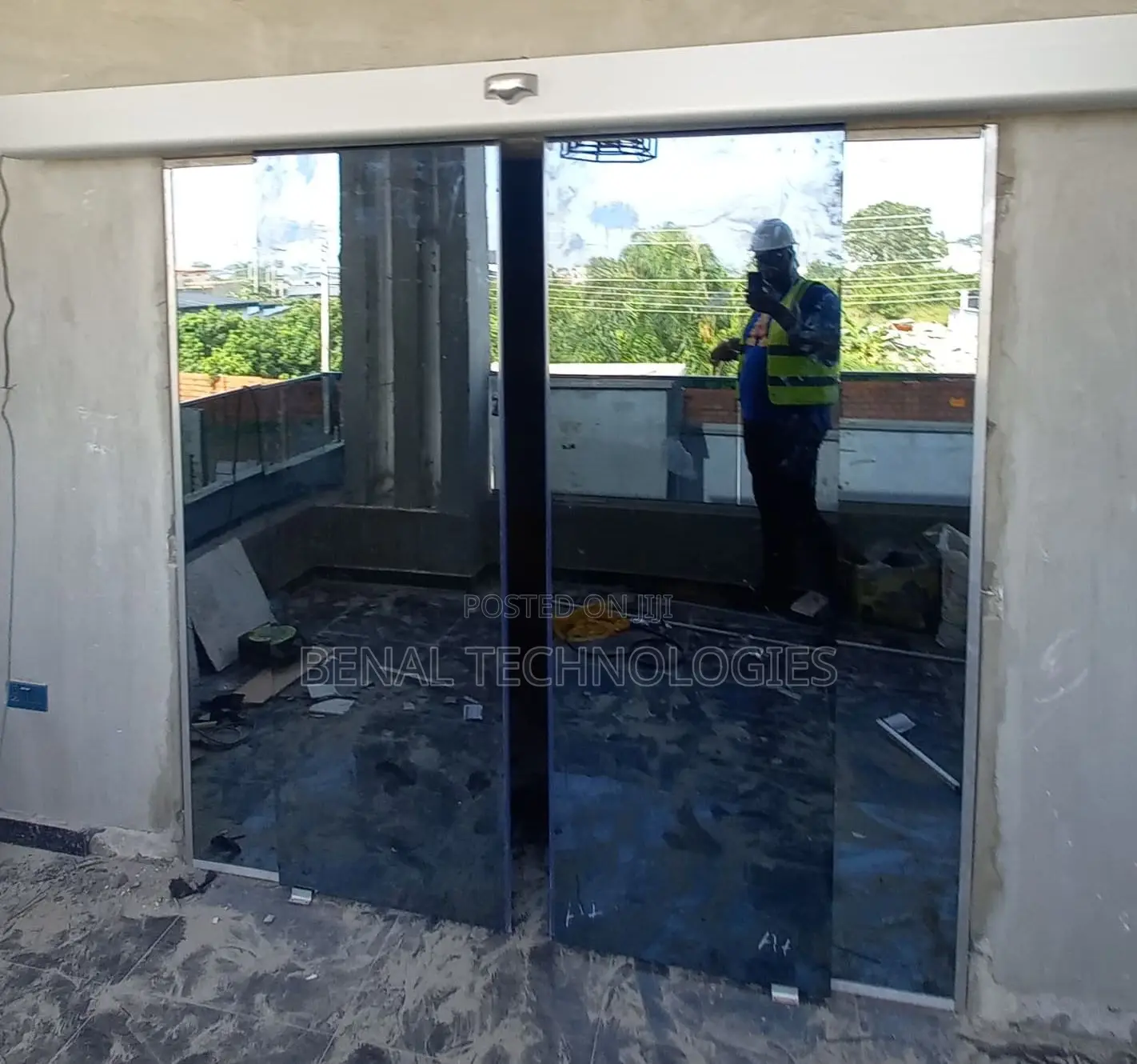 Sliding Glass Entry With Motion Sensor