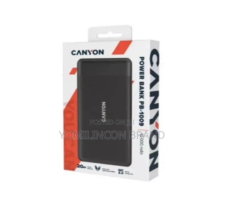 Canyon Power Bank 10000mah PB-109 Black