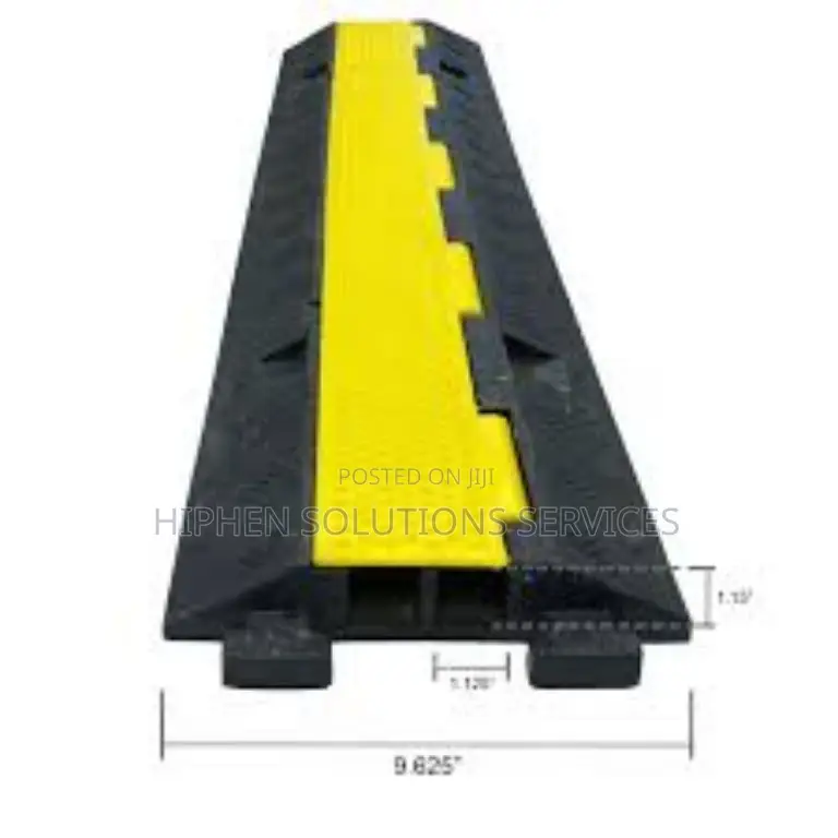 Heavy Duty Hose Wire Cord 3 Channel Pvc Yellow Cable Protect