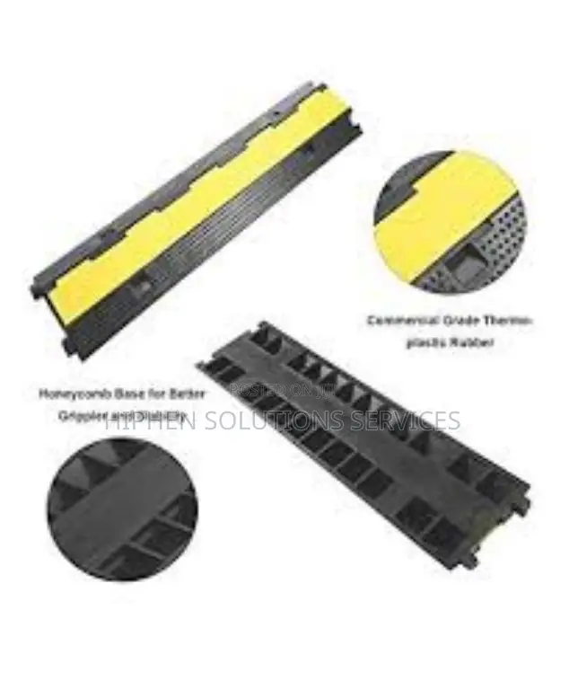 Heavy Duty Cable Hose Rubber Protector Ramp