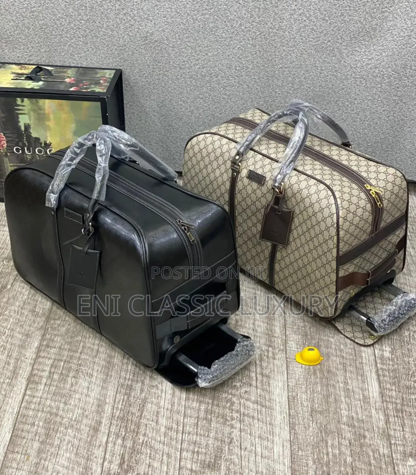 Original Louis Vuitton Leather Travel Box