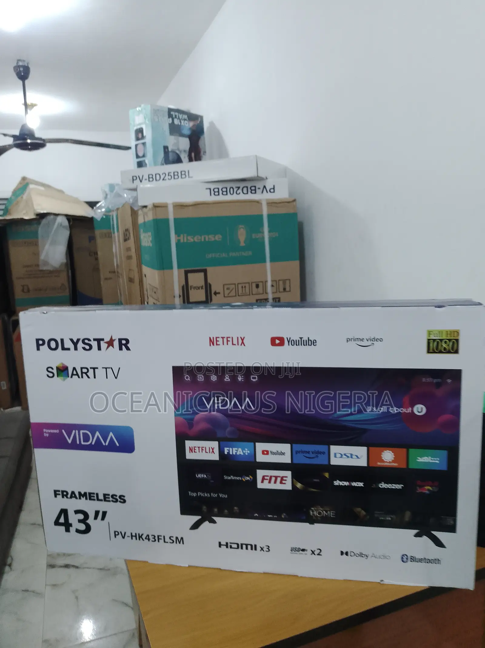 Newly Produced 43inches Polystar Smart Tv