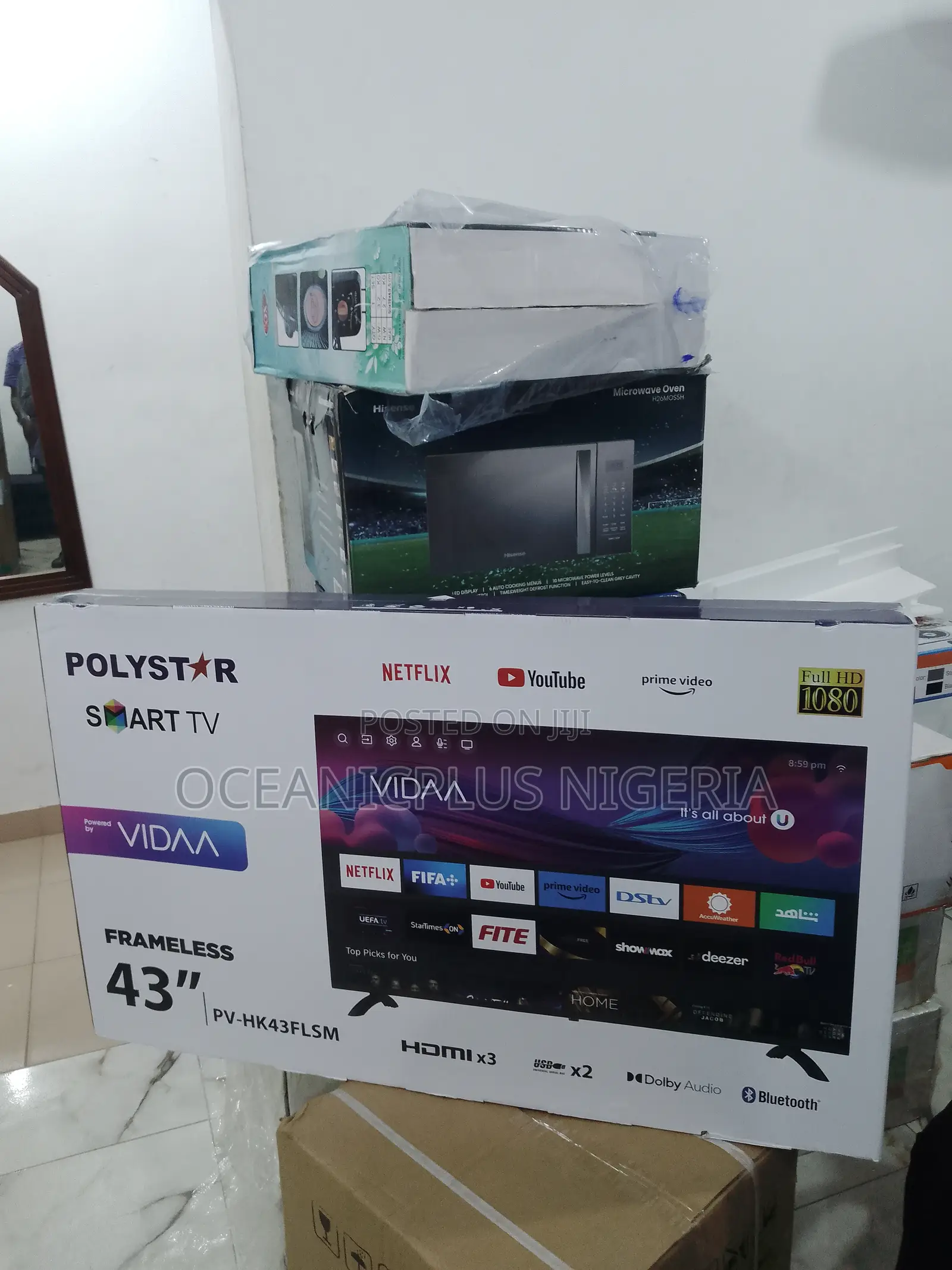 Newly Produced 43inches Polystar Smart Tv