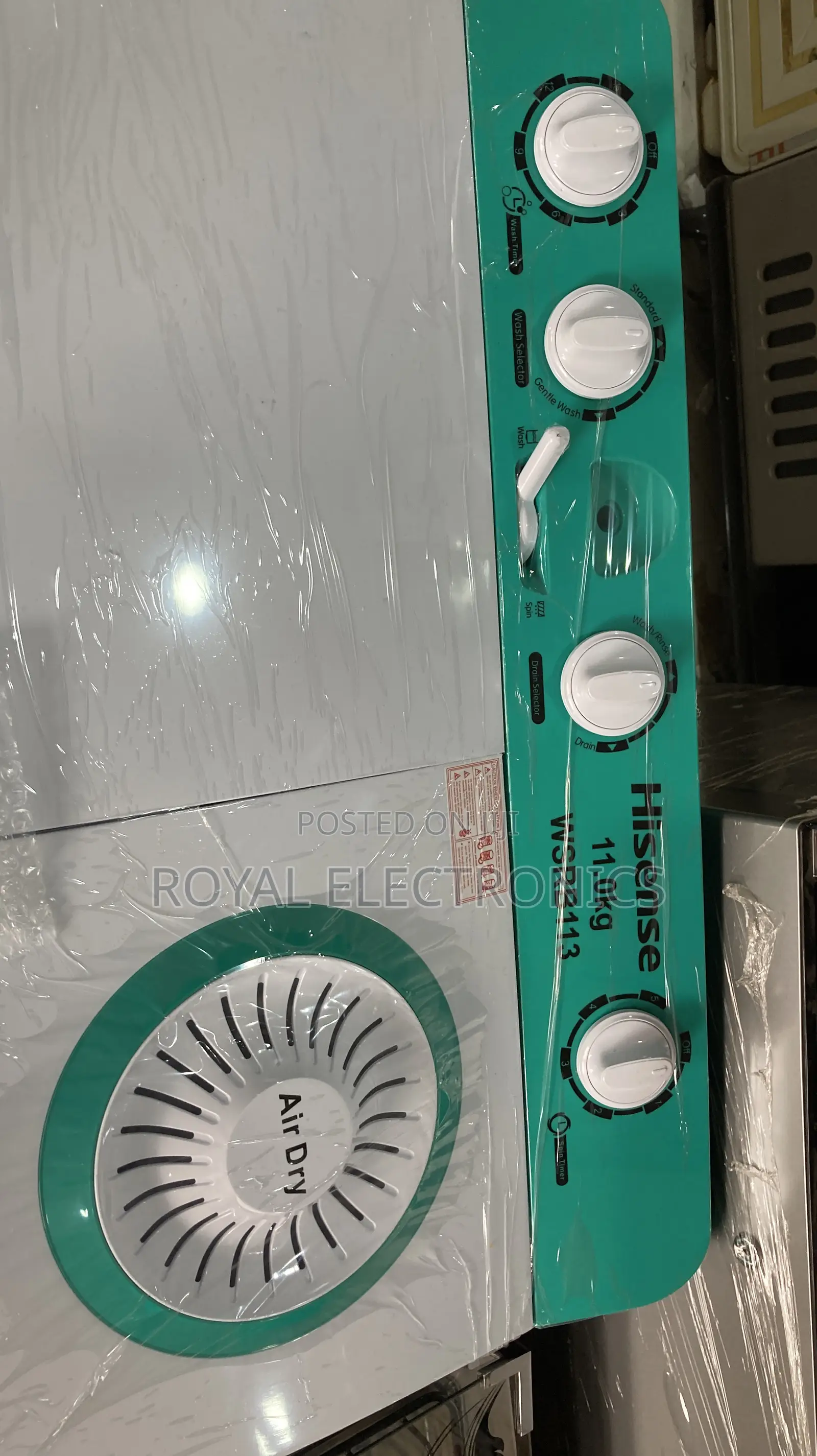 Brand New Hisense Twin Tub Washing Machine 11.0kg Wsrb113