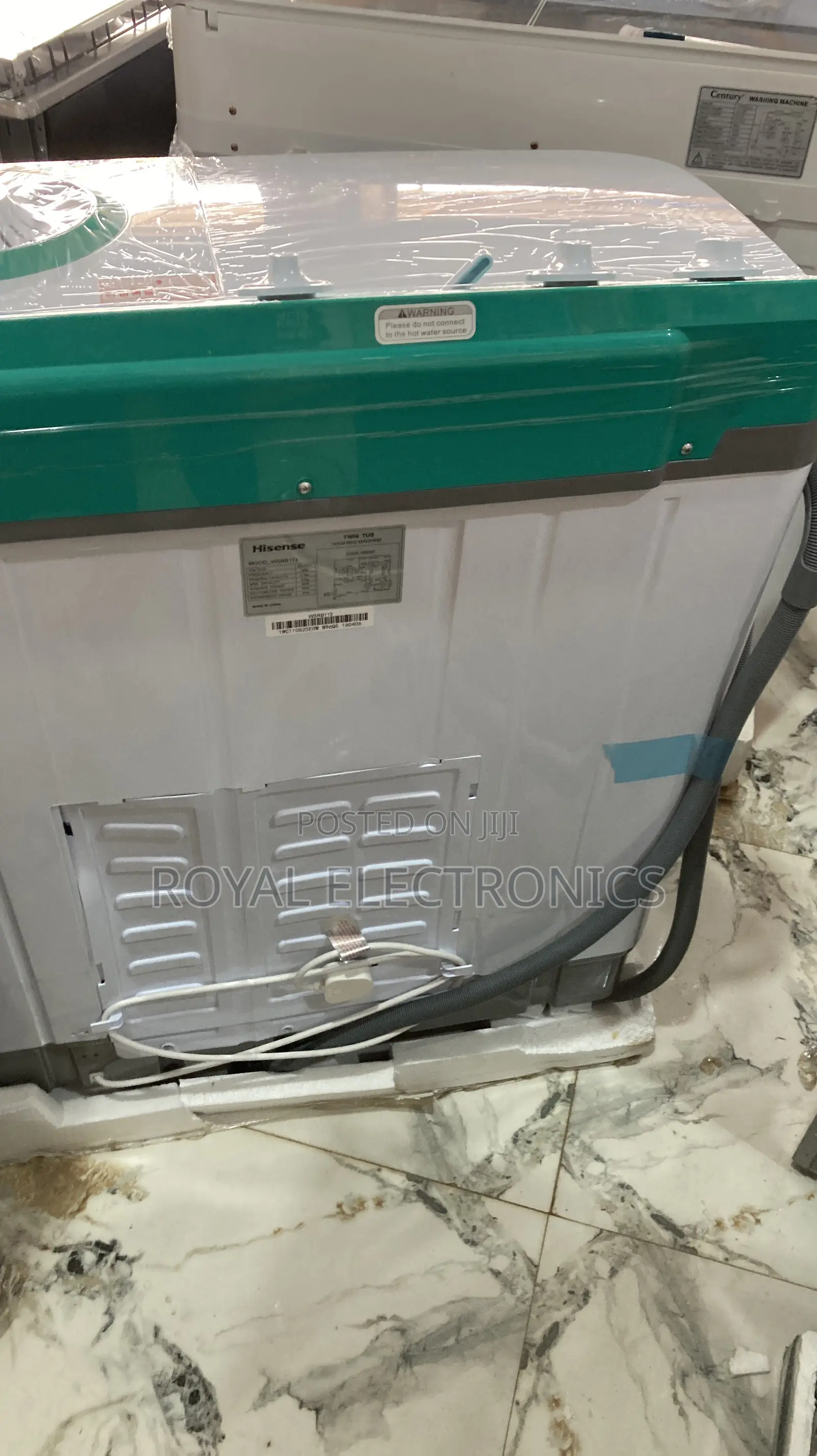 Brand New Hisense Twin Tub Washing Machine 11.0kg Wsrb113