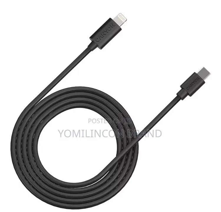 Canyon Charg Sync Cable USB Cfi-12 Black