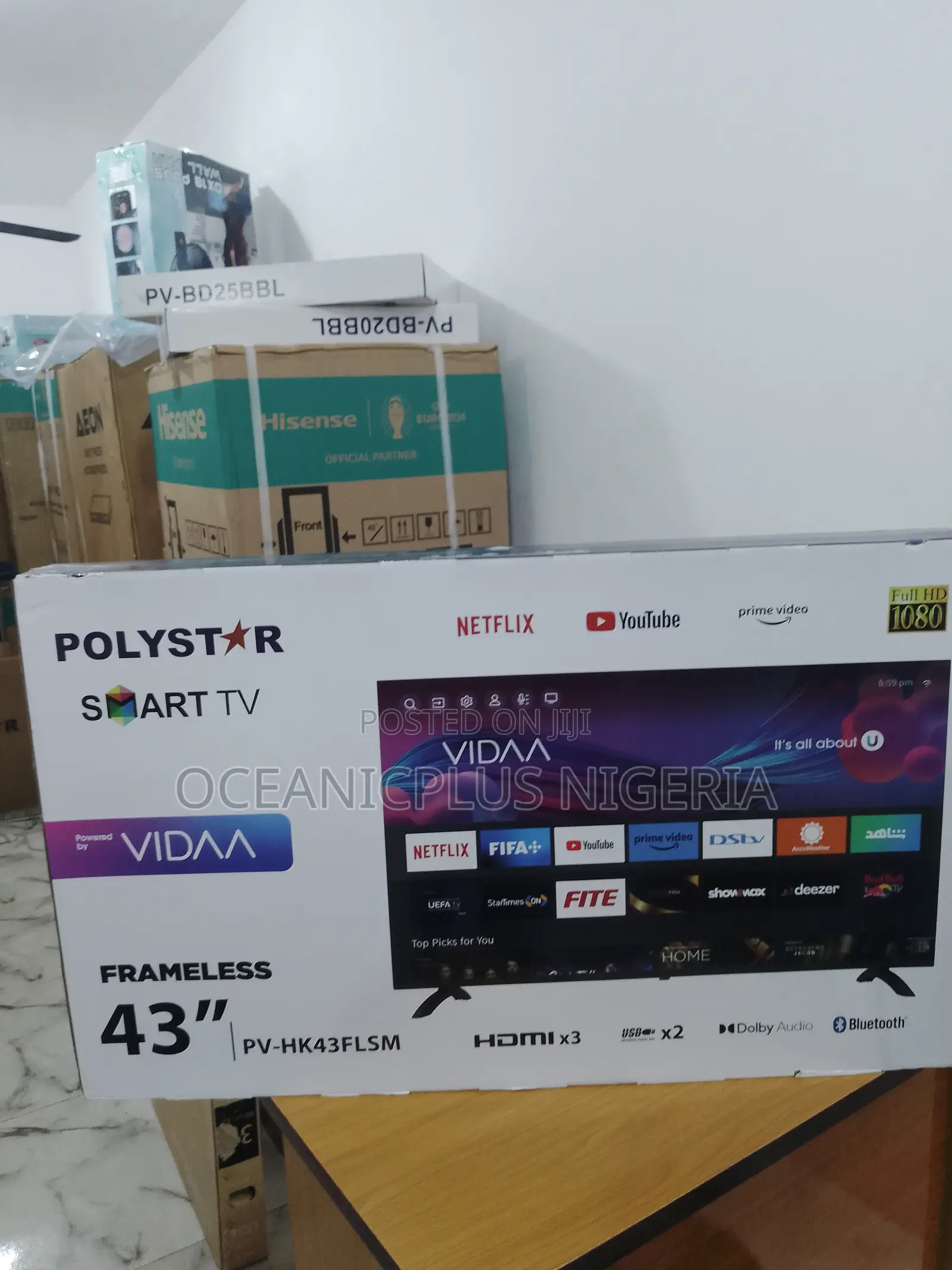 Best Grade 43inches Polystar Smart TV