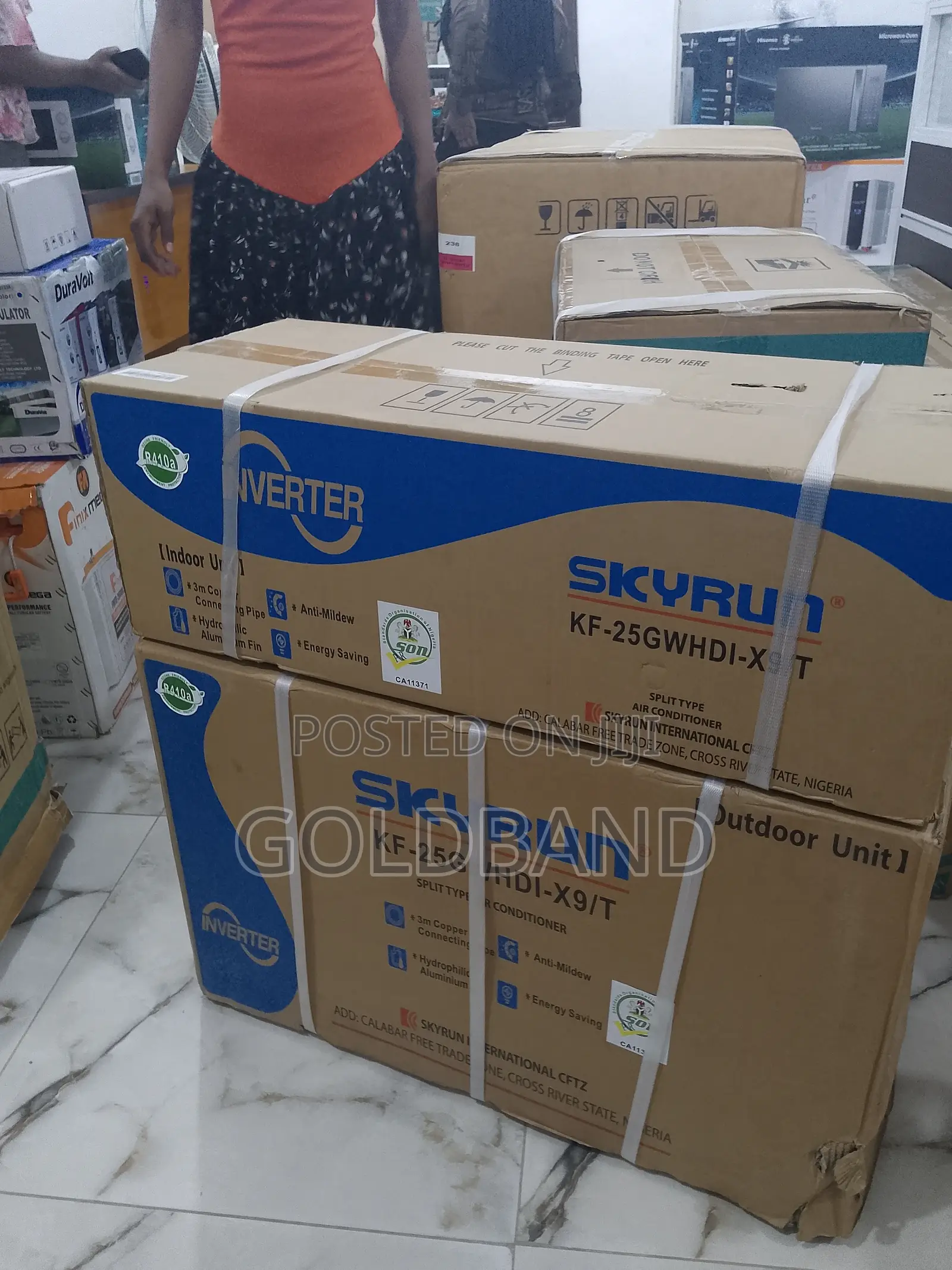 Highly Efficient Skyrun 1hp Spilt Inverter Air Conditioner
