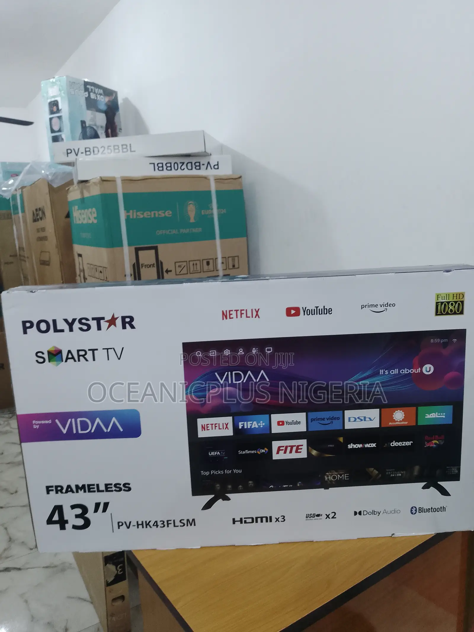 Customer Choice 43inches Polystar Smart TV