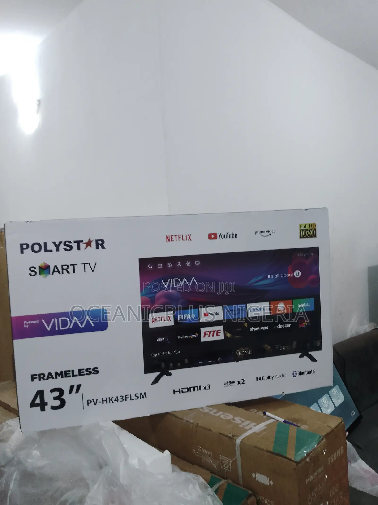 Customer Choice 43inches Polystar Smart TV