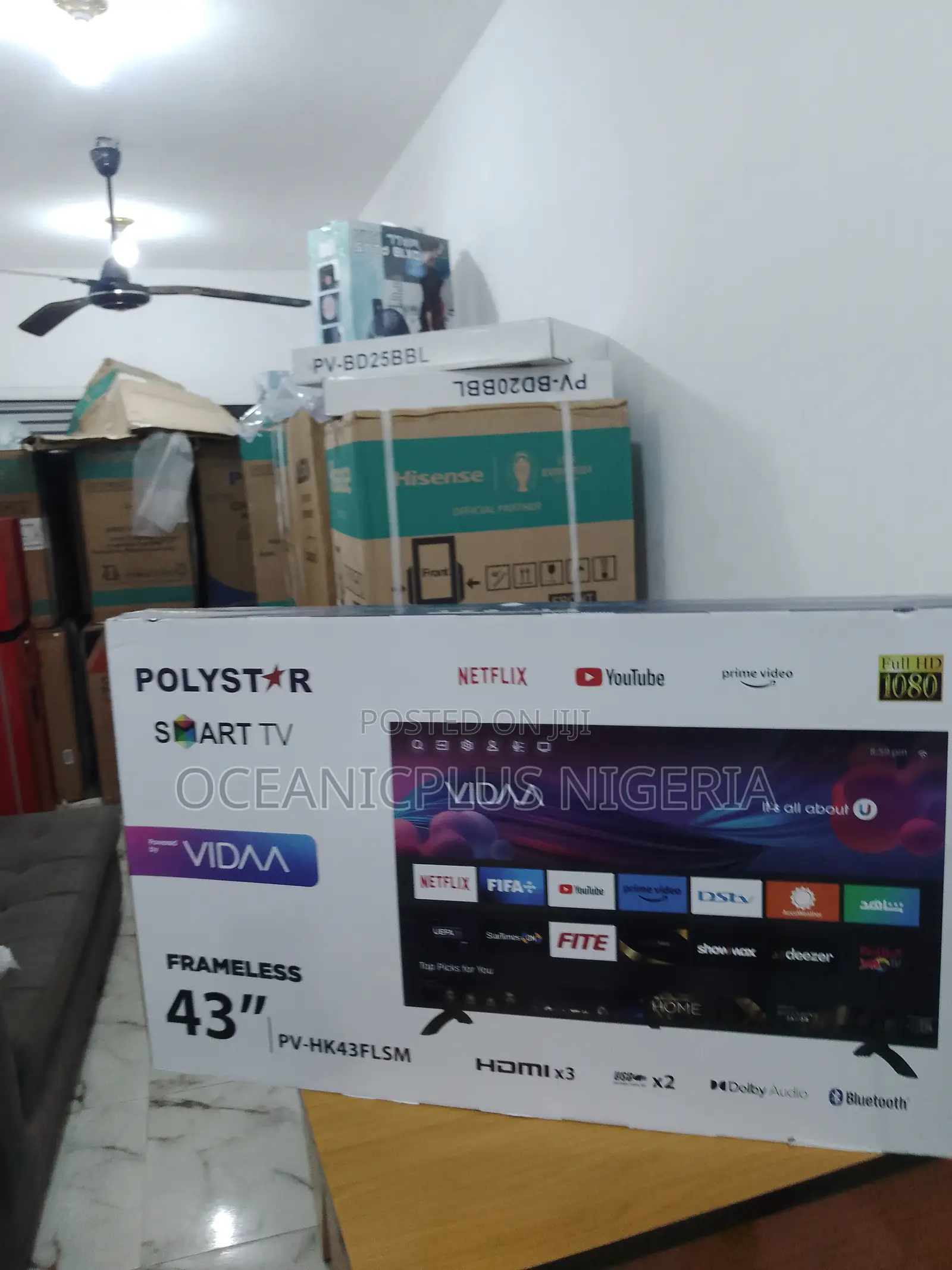 Branded Polystar 43inches Smart TV