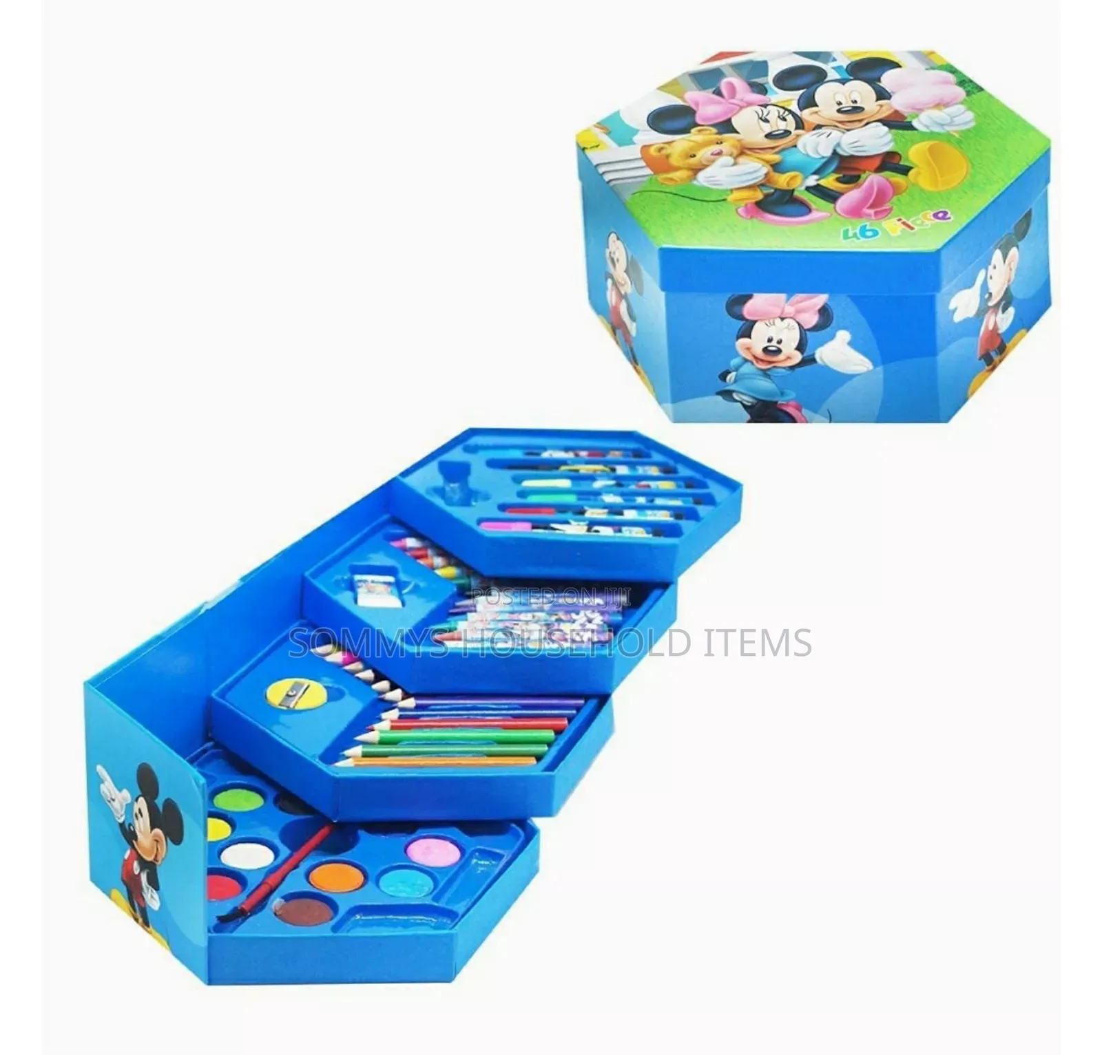 46pcs Kids Painting Crayon Set