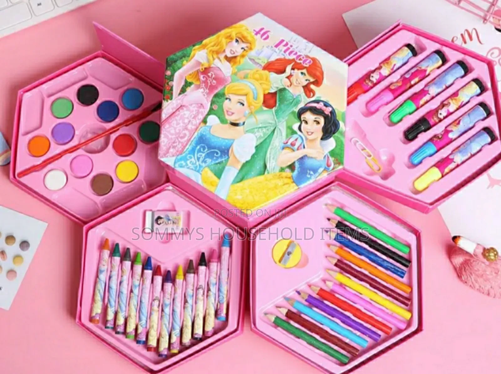 46pcs Kids Painting Crayon Set