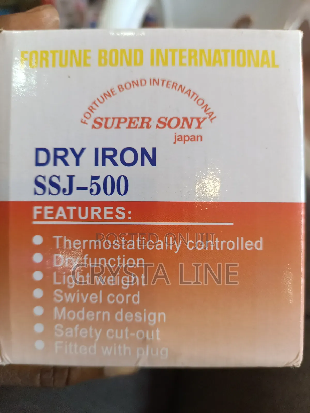 Super Sony Japan Dry Iron