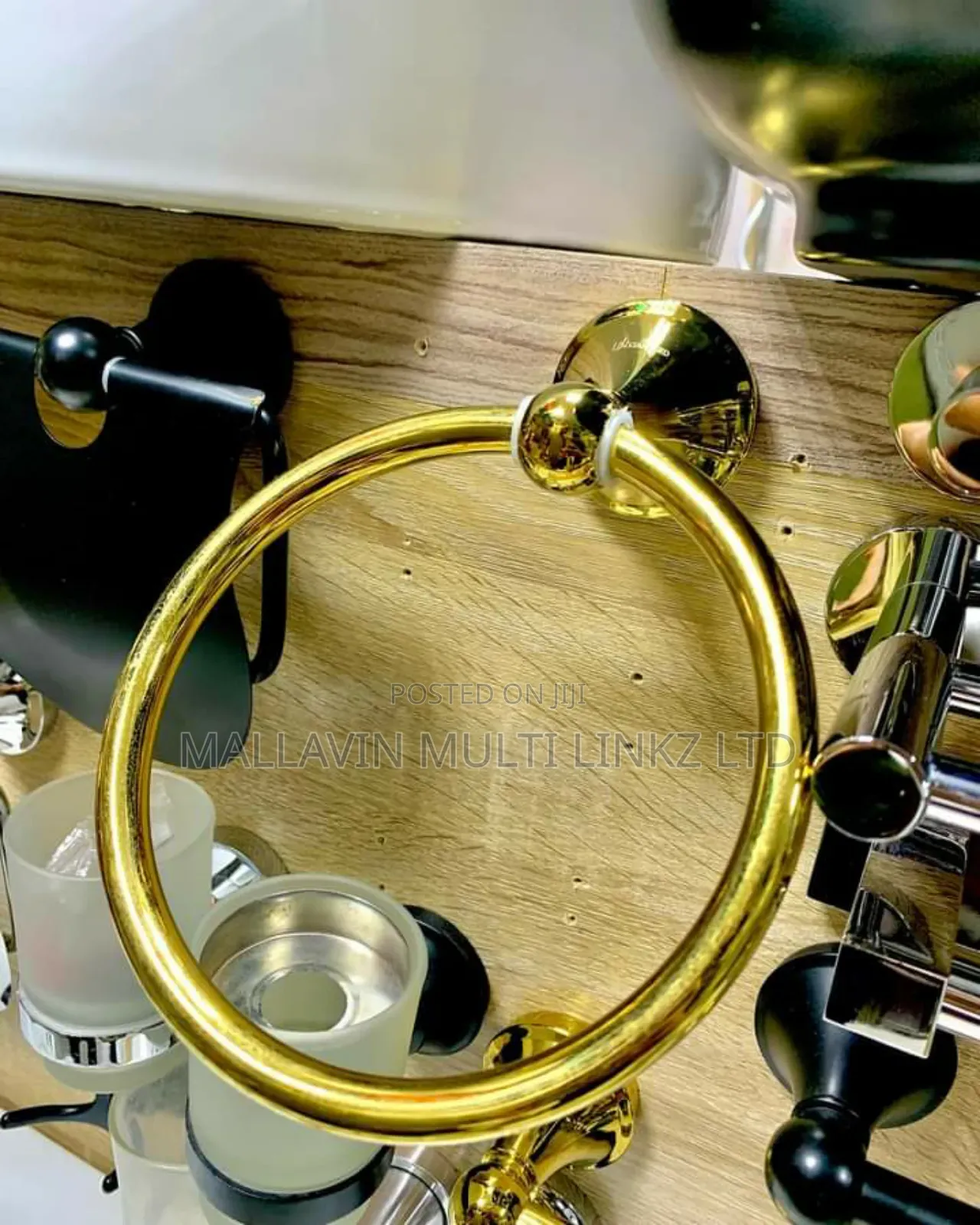 Original Gold Towel Ring Holders.