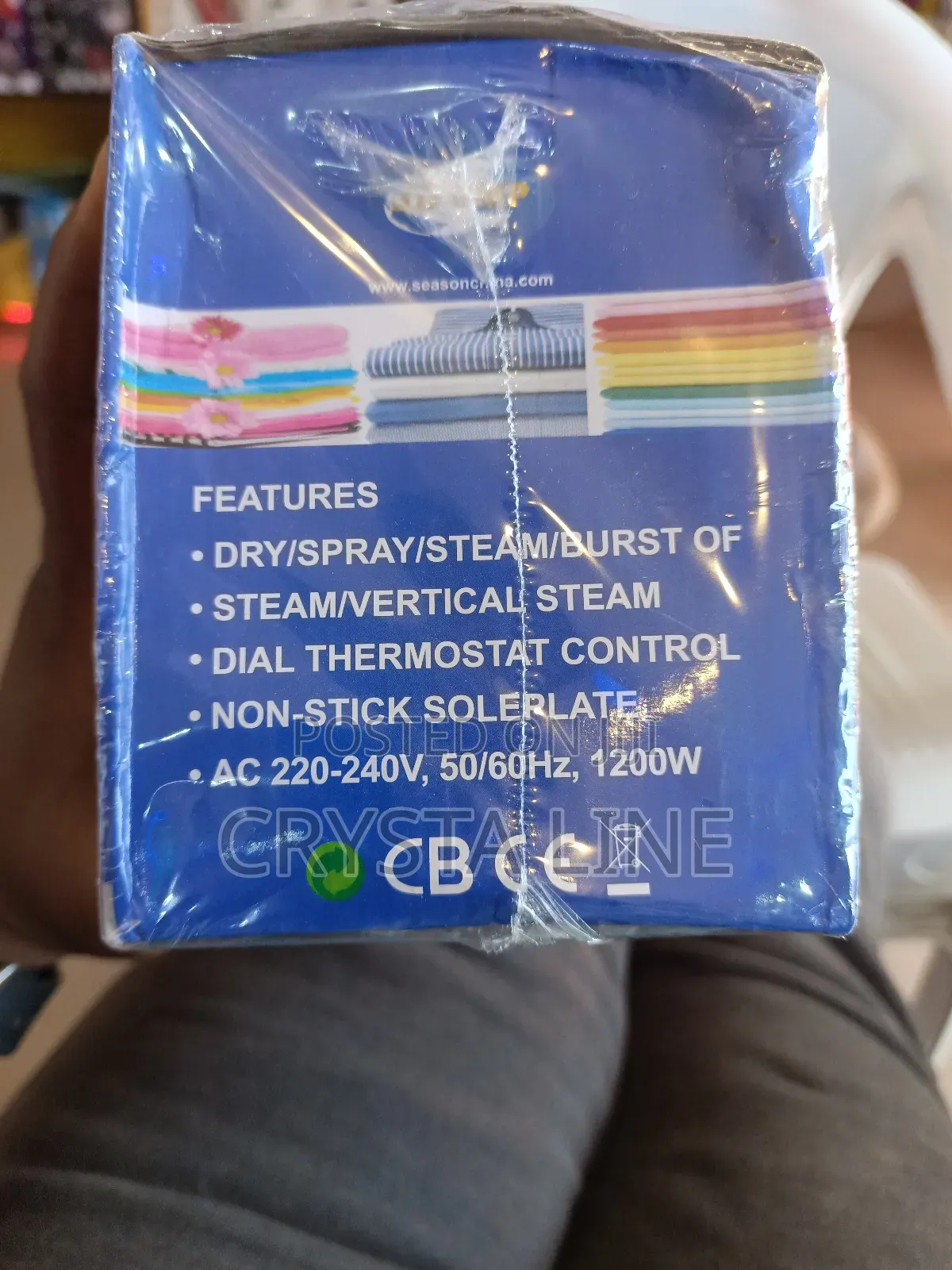 JD Steam Iron With Non Stick Soleplate