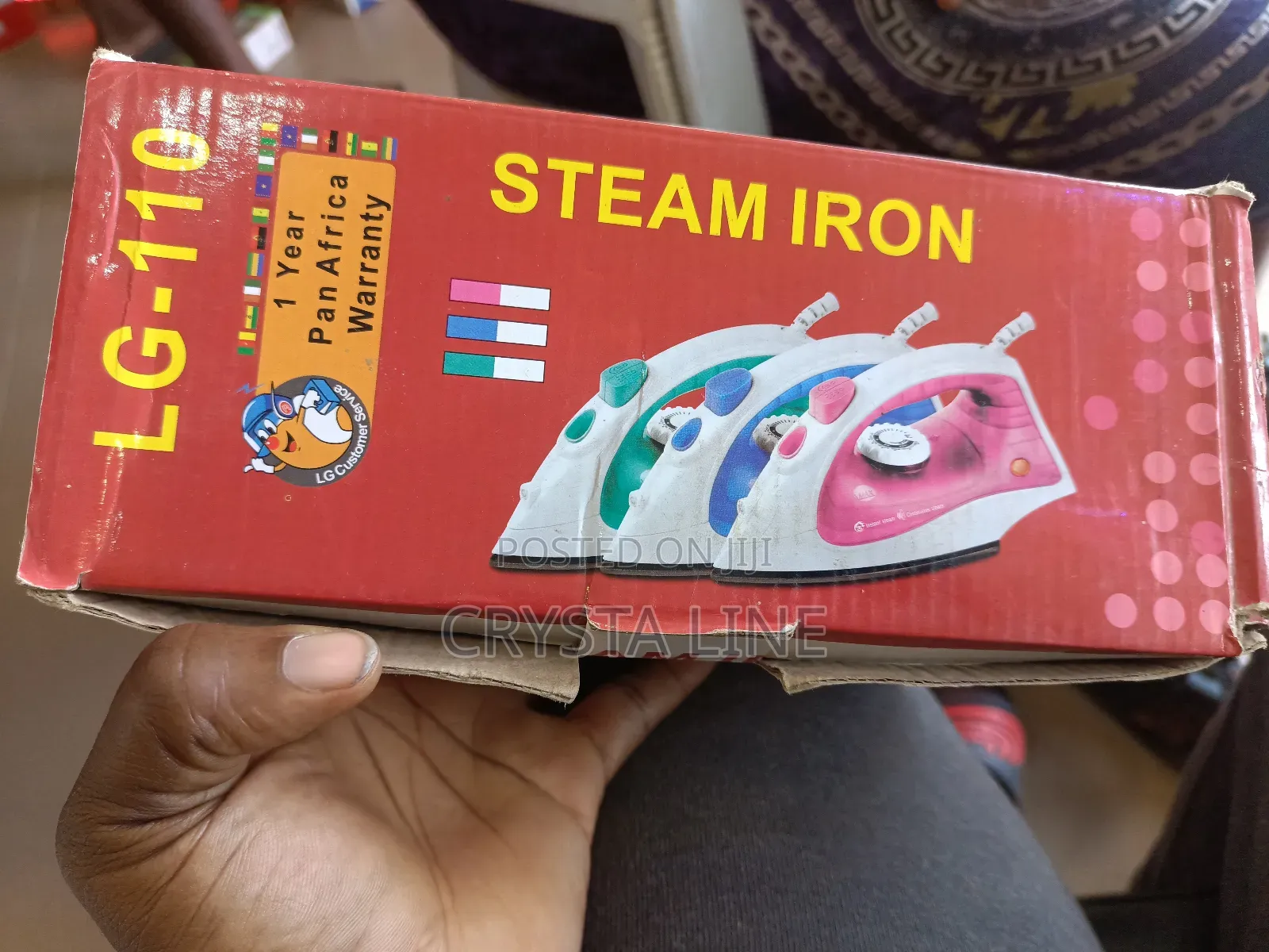 LG-110 Steam Press Iron With 1200w