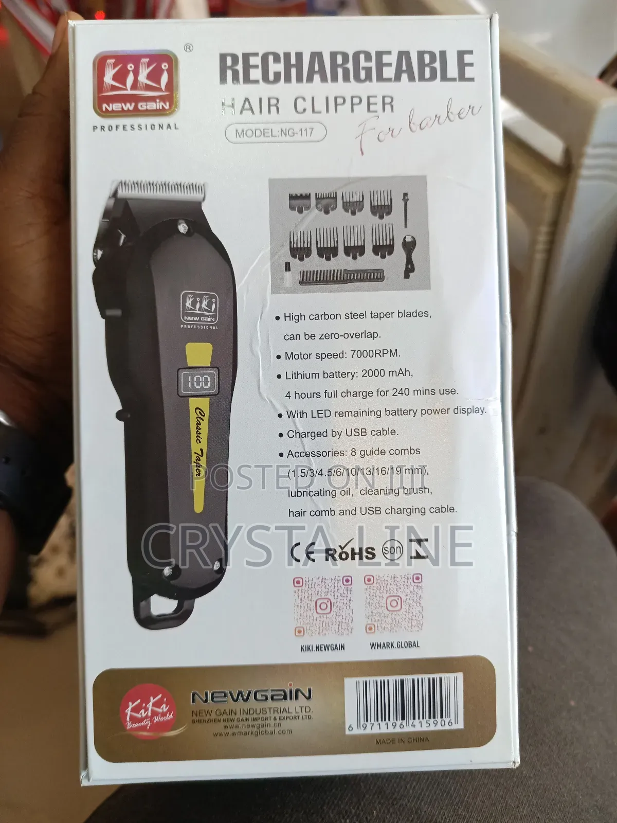 Kiki Rechargeable Hair Clipper