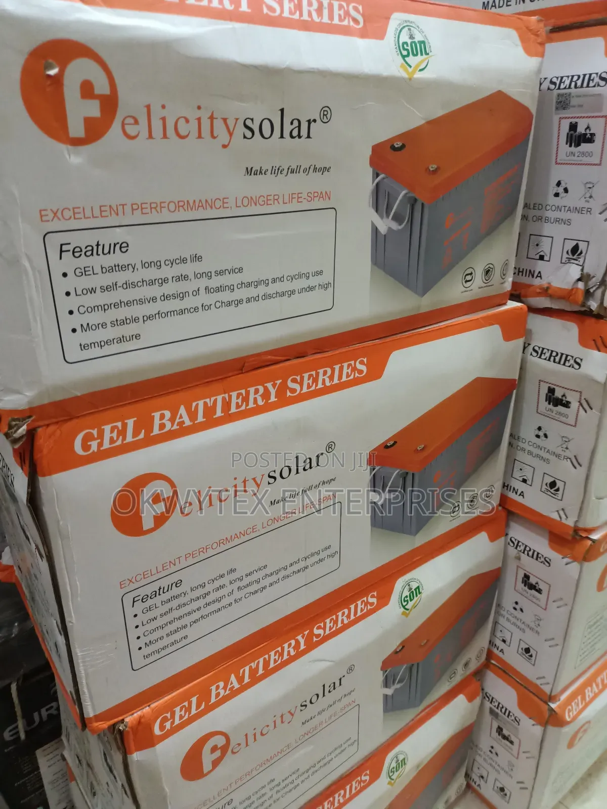 Felicity Gel Battery 200ah 12V