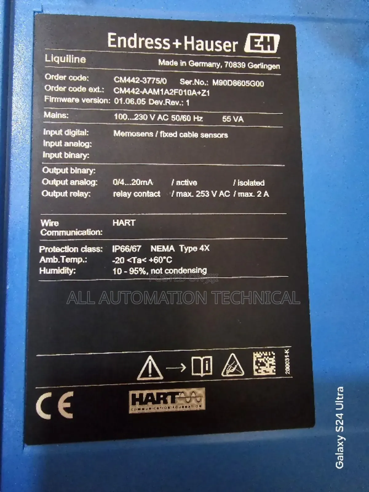 E+H 1-/2-Channel Transmitter Liquiline | CM442-AAM1A2F010A+Z