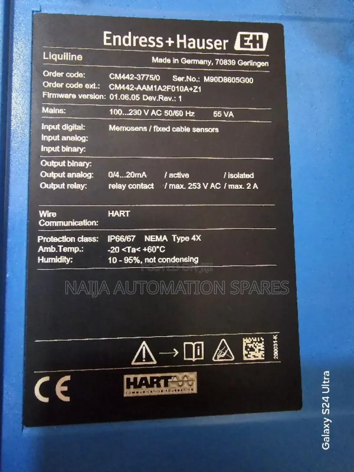 E+H 1-/2-Channel Transmitter Liquiline | CM442-AAM1A2F010A+Z