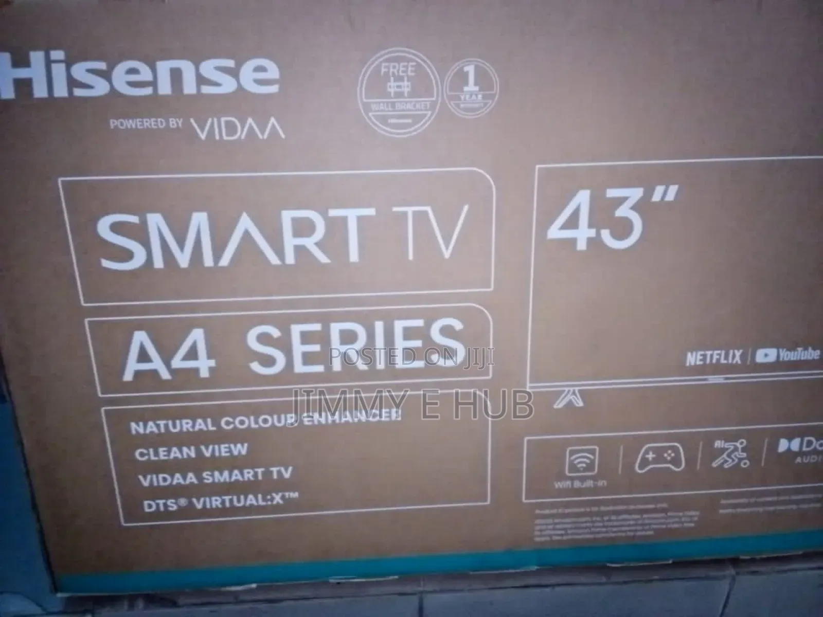 Hisense 43 Inch A4K Smart TV
A Smart Tv That Offers a Vivid