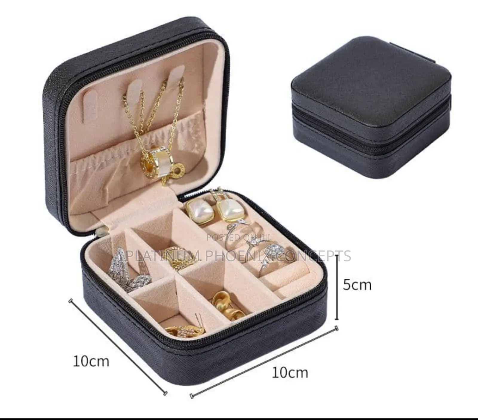 Square Shape Jewelry Box